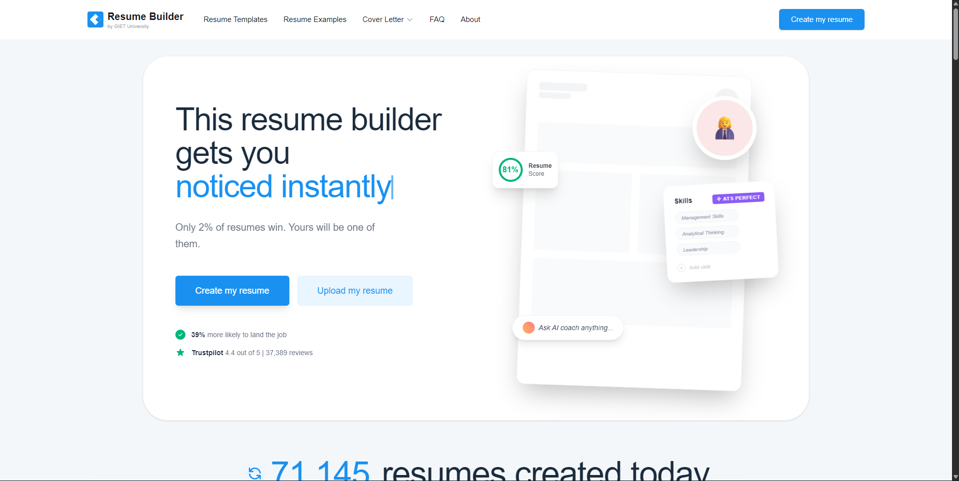 Resume Builder — A comprehensive tool to create professional university style resumes, highlighting key skills, achievements, and experiences with customizable templates and advanced typography.
